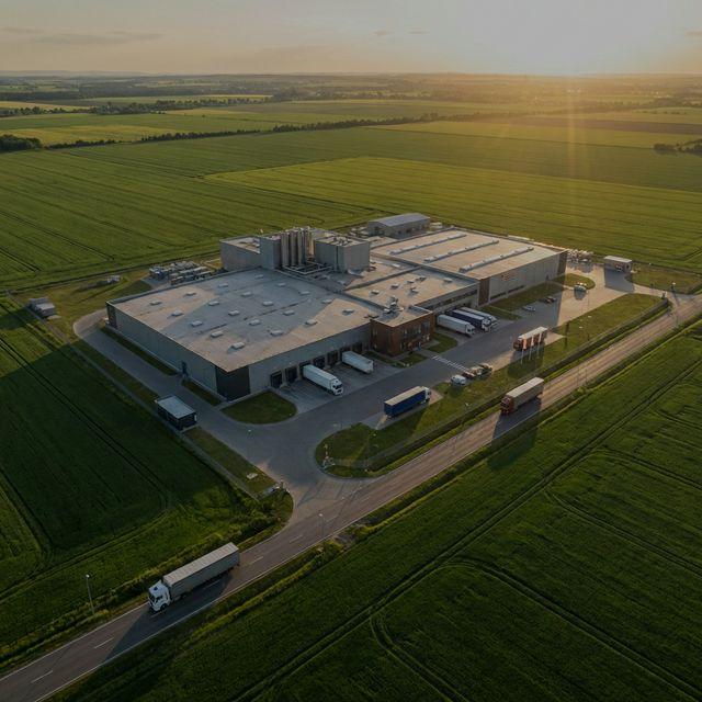 Modern food manufacturing facility